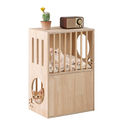 Wooden Cat Condo