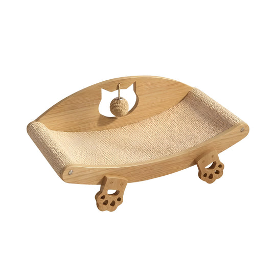 Scratcher Cat Bed | Beige