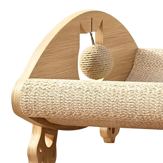 Scratcher Cat Bed | Beige