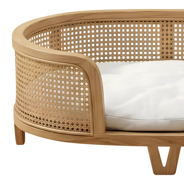 Neutral Cat Bed with Cushion | Beige