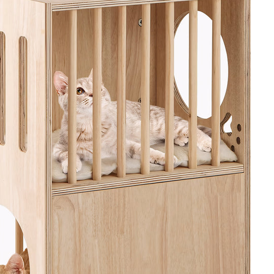Wooden Cat Condo