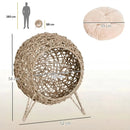 Tactile Cat Bed | Beige