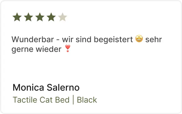 Customer testimonial
