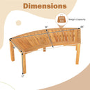 Curved Bench | Beige