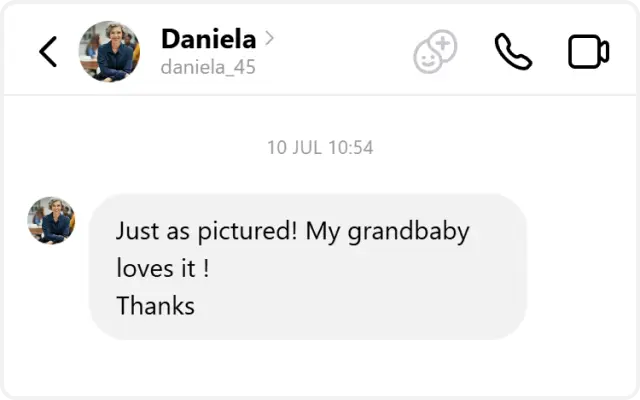 Customer testimonial