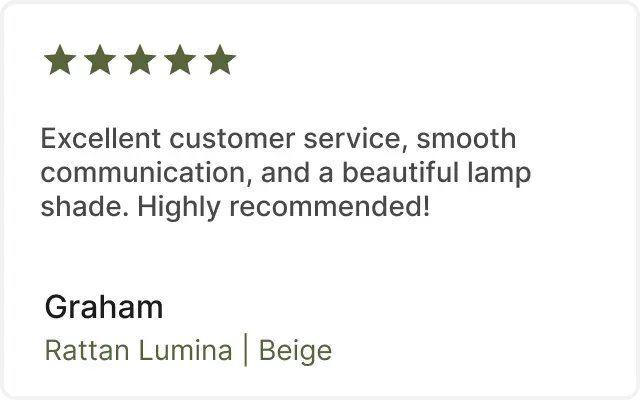 Customer testimonial