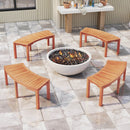 Curved Bench | Beige