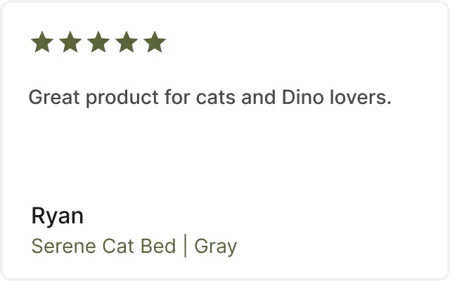 Customer testimonial