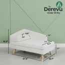 Luster Pet Sofa Bed | White